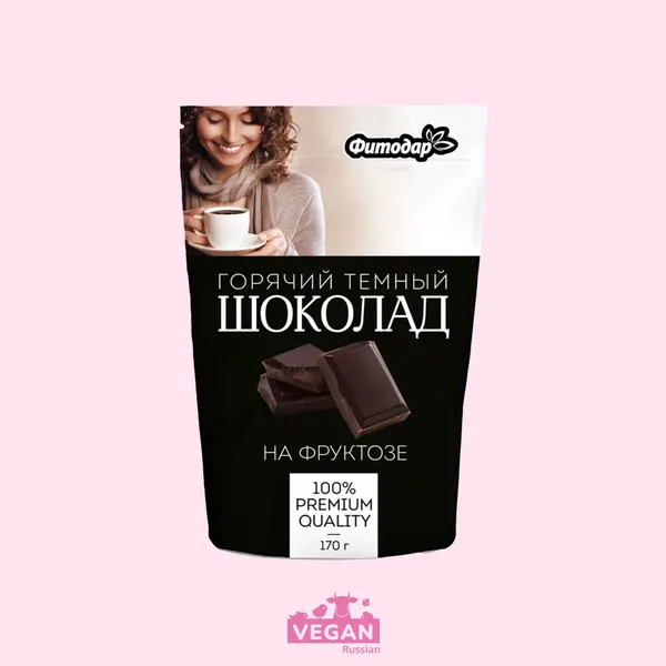 Какао-напиток горячий темный шоколад на фруктозе Фитодар 30-170 г