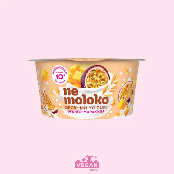 Овсяный йогурт манго-маракуйя Nemoloko 130 г
