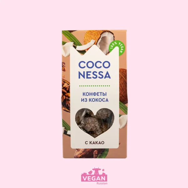 Конфеты из кокоса с какао Coconessa 90 г