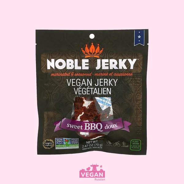 Джерки со вкусом сладкий барбекю Noble Jerky 70 г