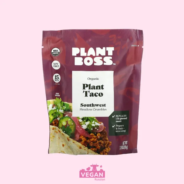 Крамбл из растительного мяса для тако Plant Boss 95 г