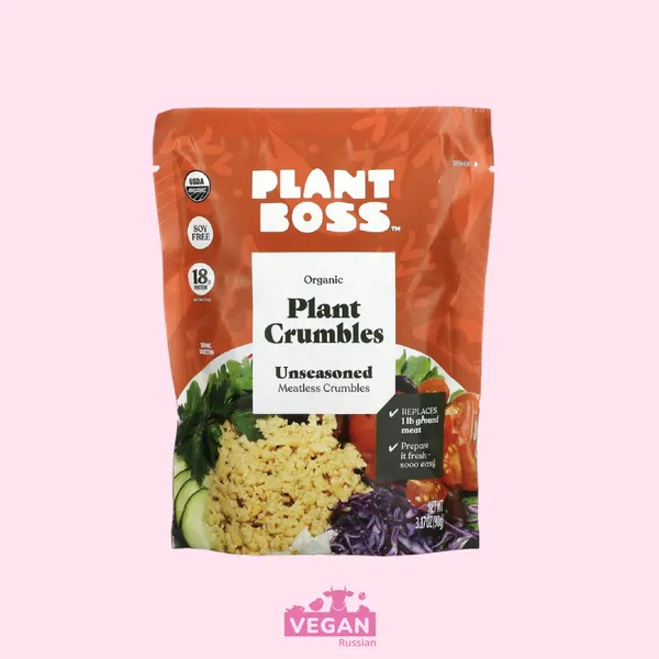 Крамбл из растительного мяса без специй Plant Boss 90 г