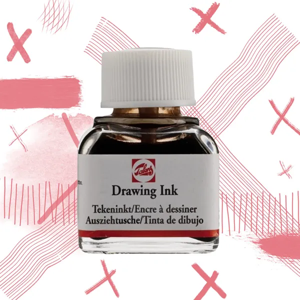 Невеганская тушь Drawing Ink 700 Royal Talens