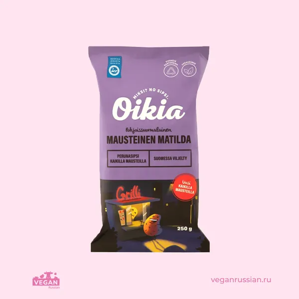 Картофельные чипсы с пряностями Oikia Snacks 250 г