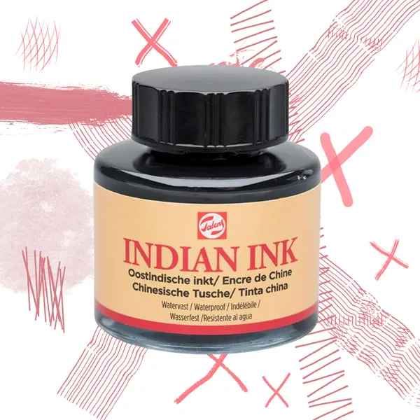 Не веганская тушь Indian Ink Black 700 Royal Talens