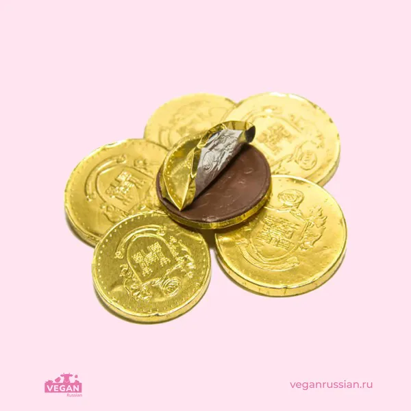 Золотые монетки ассорти Шоколадный дом