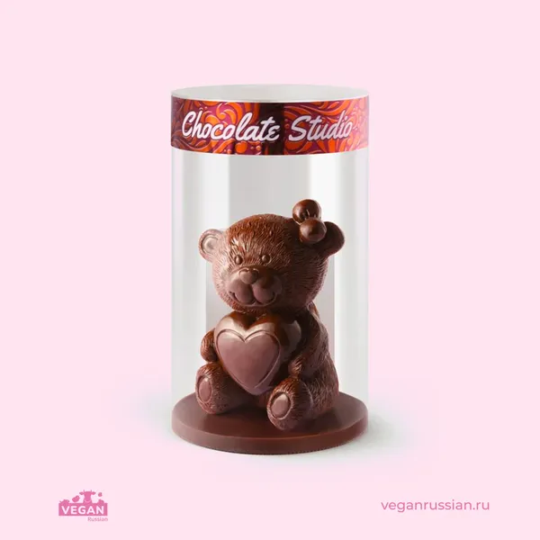 Шоколад Мишутка с сердцем Шоколадная Студия 100 г