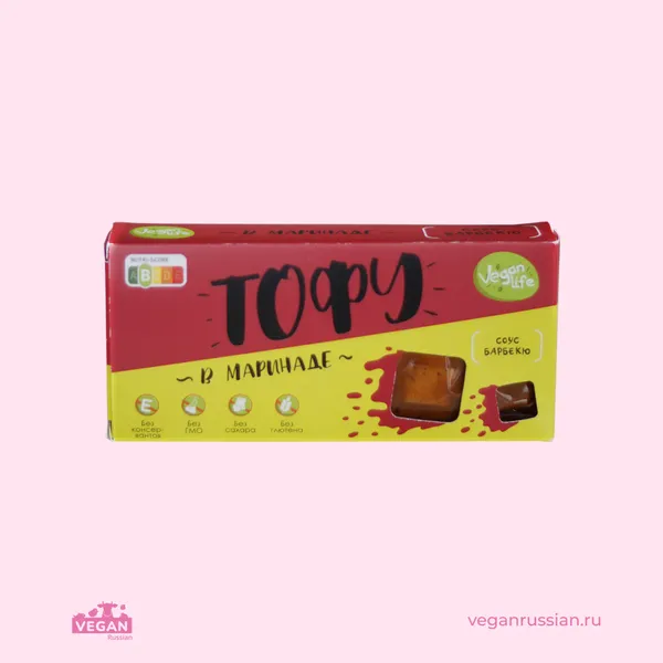 Тофу в маринаде Соус барбекю Vegan Life 250 г
