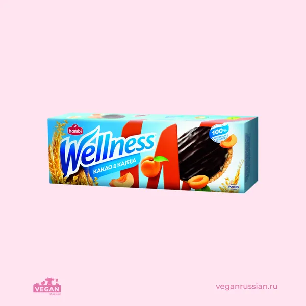 Печенье абрикосовое Wellness 150 г