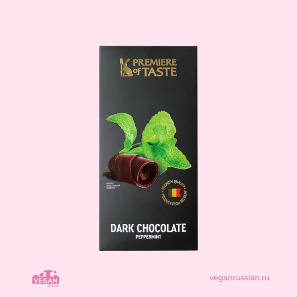 Шоколад темный со вкусом мяты Premiere of taste 80 г