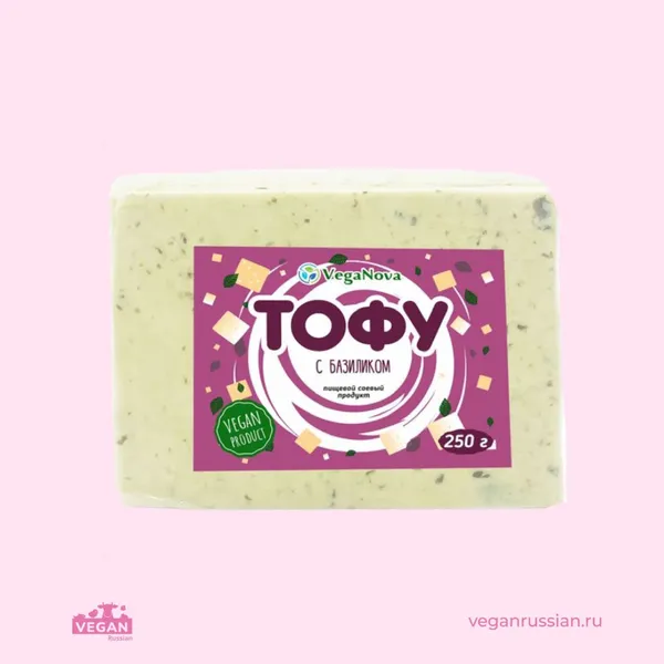 Тофу с базиликом VegaNova 250 г