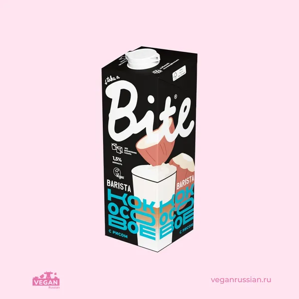 Кокосово-рисовое молоко для бариста Bite 1 л