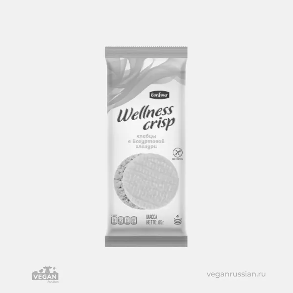 Архив: Хлебцы рисовые в йогуртовой глазури без глютена Bonfour Wellness Crisp 65 г