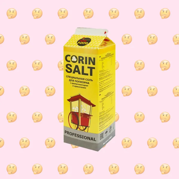 Веганская ли соль для попкорна Corin Salt Fun Food?