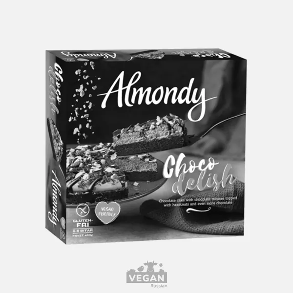 Архив: Торт шоколадный без глютена Choco Delish Almondy 450 г