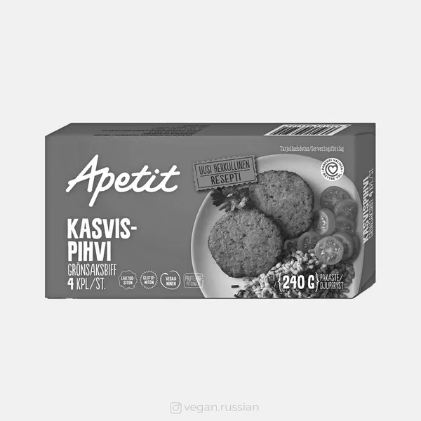 Архив: Котлеты из свеклы Apetit 240 г