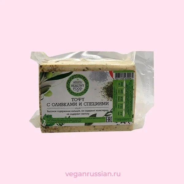 Тофу с оливками и специями Healthy Food 350 г