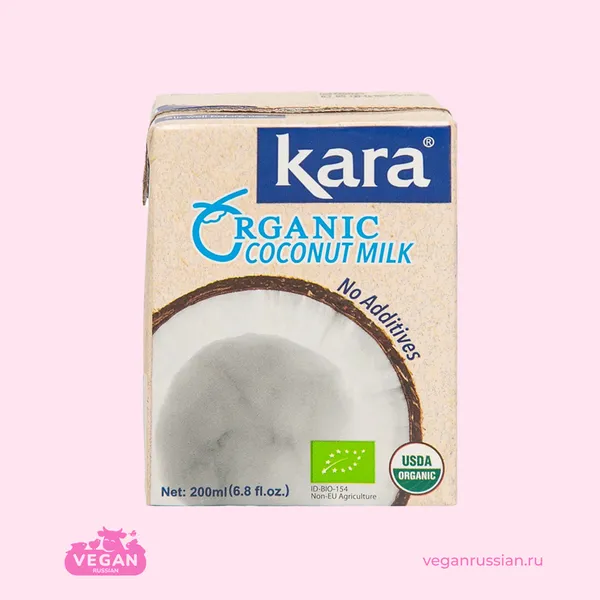 Кокосовое молоко 17% Kara Organic 200 мл