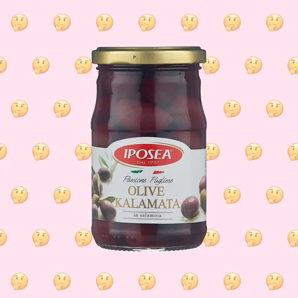 Веганские ли оливки с косточкой Каламата Iposea?