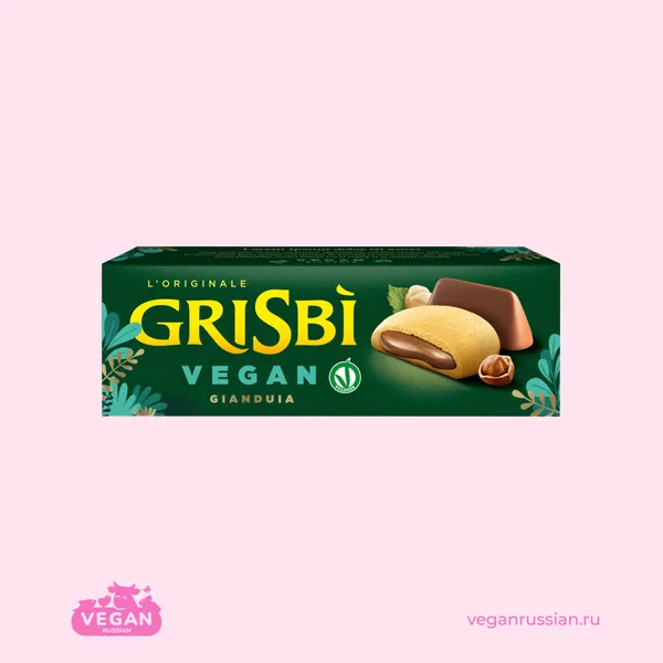 Печенье с кремом Vegan Gianduia Grisbi 135 г