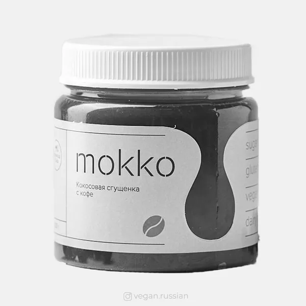 Архив: Кокосовая сгущёнка с кофе MOKKO Город-Сад 200 г