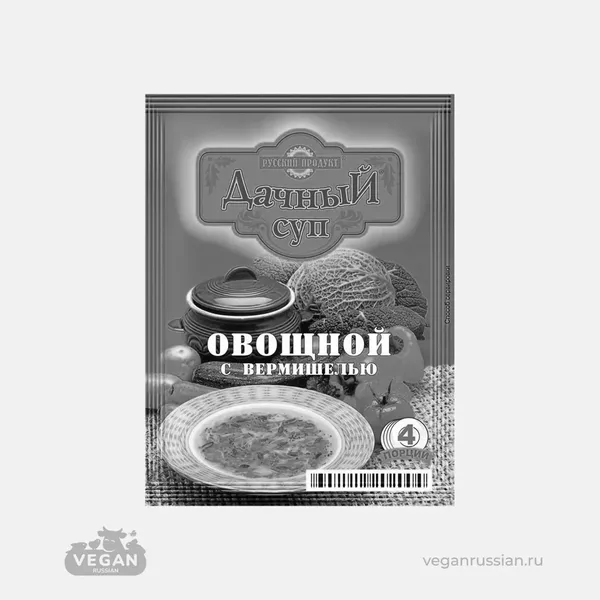 Архив: Суп овощной с вермишелью Дачный сезон Русский продукт 60 г