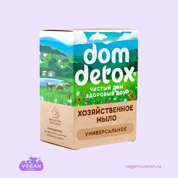 Мыло хозяйственное Универсальное Dom Detox Мануфактура Дом Природы 125 г