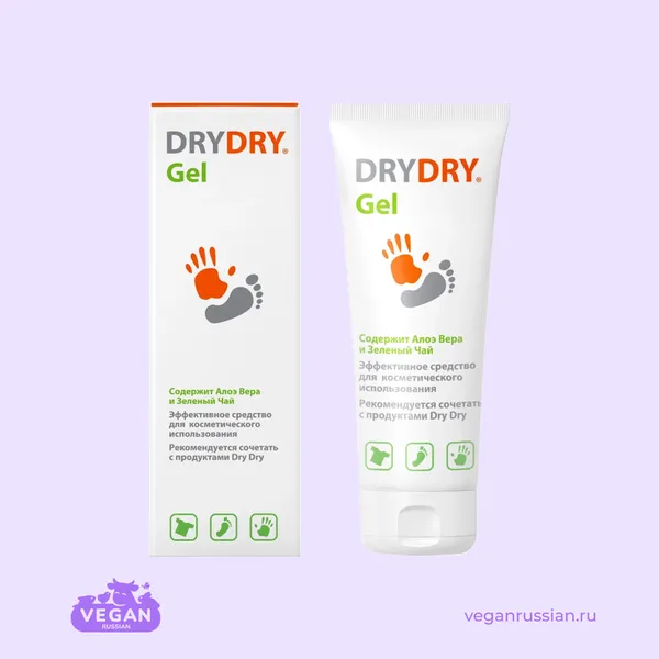 Гель для лица и тела с алоэ вера и зелёным чаем Gel DryDry 100 мл