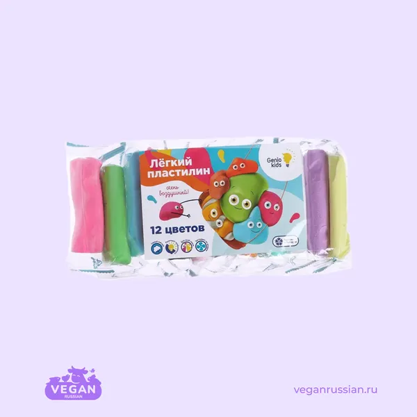 Пластилин лёгкий Genio Kids 12-36 шт