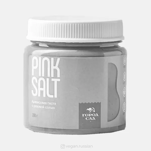 Архив: Арахисовая паста с солью Pink salt Город-Сад 200 г