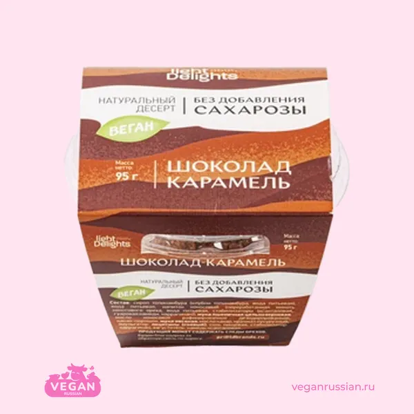 Десерт Шоколад-карамель Light Delights 95 г