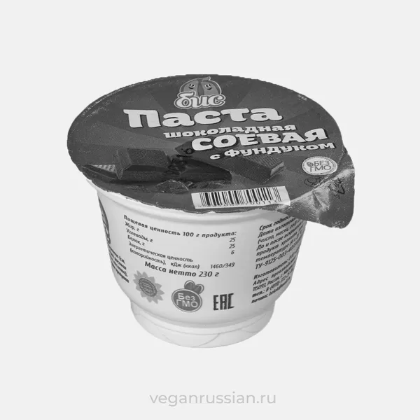 Архив: Паста соевая шоколадная БИС 25% 230 г