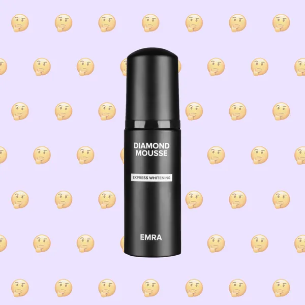 Веганская ли пенка очищающая для зубов Diamond Mousse Emra?