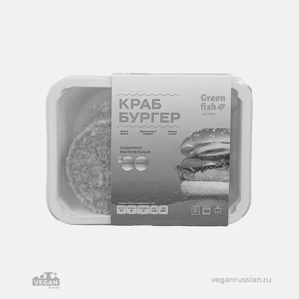 Архив: Краб бургер Green Fish Agama 200 г