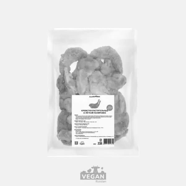Архив: Креветки растительные в легкой панировке замороженные Awake Power 250 г