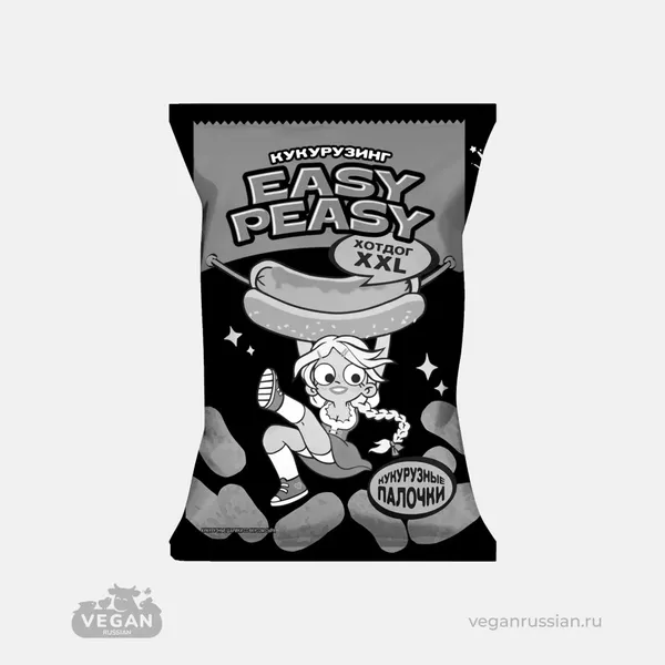 Архив: Палочки кукурузные со вкусом хот-дога Easy Peasy 50 г