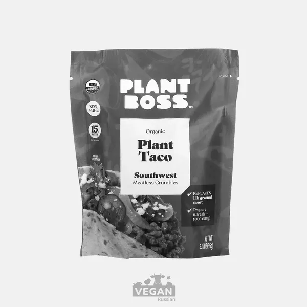 Архив: Крамбл из растительного мяса для тако Plant Boss 95 г