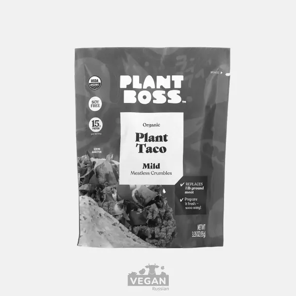 Архив: Крамбл из растительного мяса для тако неострый Plant Boss 95 г