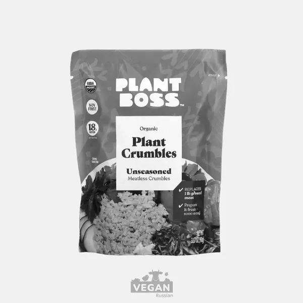Архив: Крамбл из растительного мяса без специй Plant Boss 90 г