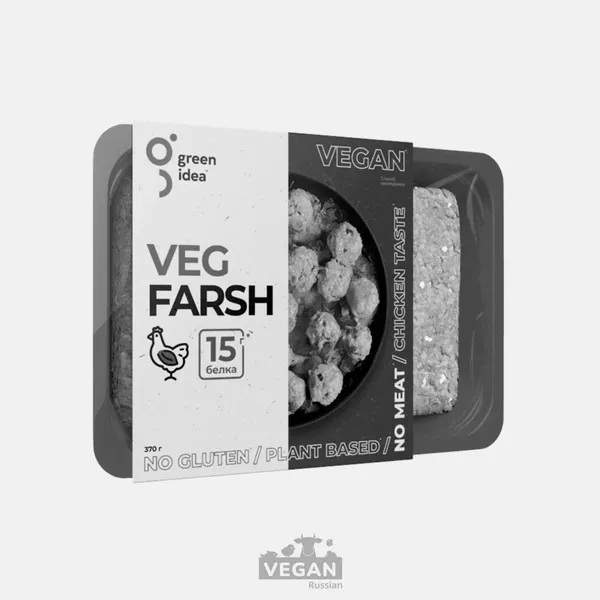 Архив: Фарш Veg Farsh со вкусом цыплёнка Green Idea 370 г