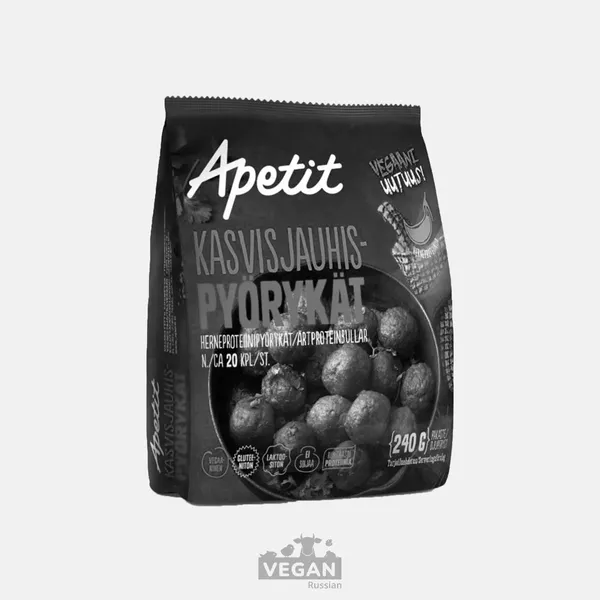 Архив: Фрикадельки овощные с гороховым протеином Apetit 240 г