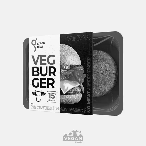 Архив: Котлеты Veg Burger со вкусом говядины Green Idea 220 г