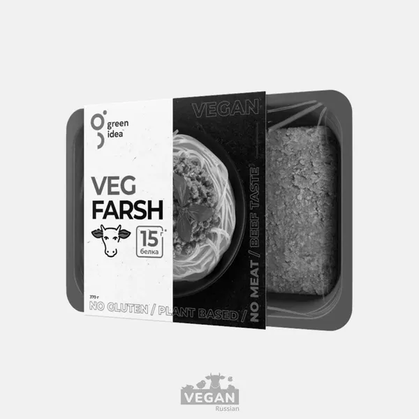 Архив: Фарш Veg Farsh со вкусом говядины Green Idea 370 г
