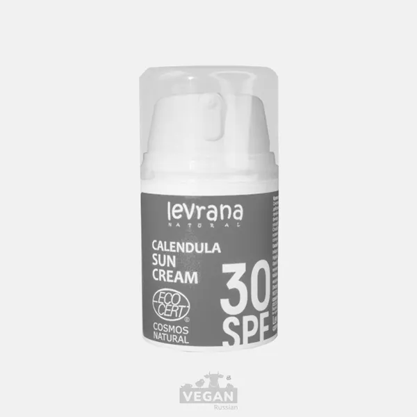 Архив: Солнцезащитный крем SPF30 Календула Levrana 50 мл