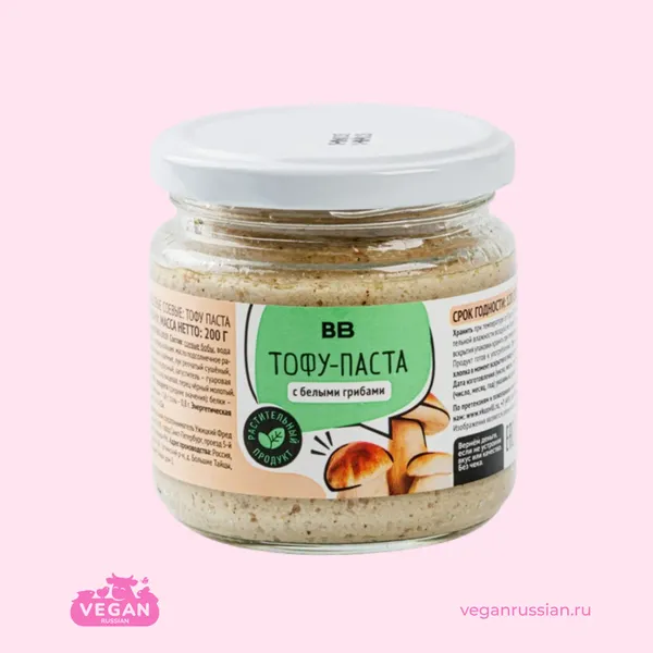 Тофу-паста с белыми грибами ВкусВилл 200 г