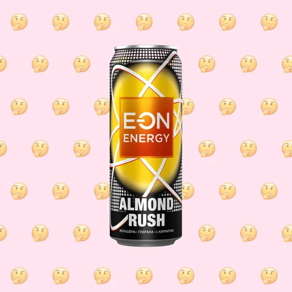 Веганский ли энергетический напиток Almond rush E-ON?