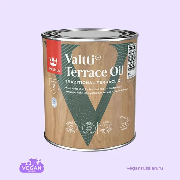 Масло бесцветное для террас Tikkurila Valtti Terrace Oil 0,9-9 л