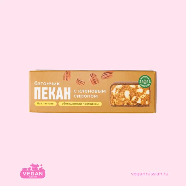 Батончик шоколадный Пекан веган ВкусВилл 40 г