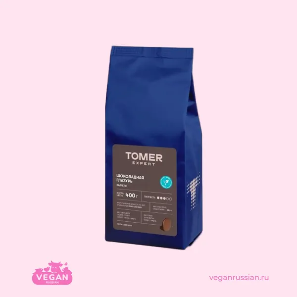Глазурь шоколадная кондитерская Tomer Expert 400 г