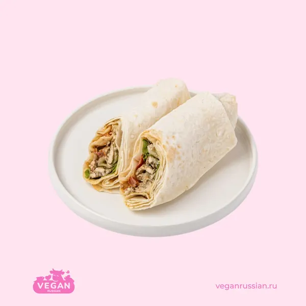 Сэндвич ролл с овощами и тофу под соусом Цезарь ВкусВилл 150 г